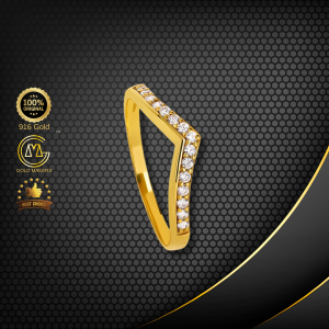 Cincin Batu Emas 916 CR9038