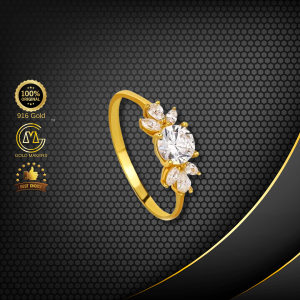 Cincin Batu Emas 916 BR9012-F