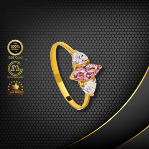 Cincin Batu Emas 916 BR9008-F