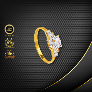 Cincin Batu Emas 916 BR9016-K