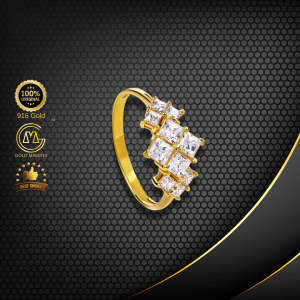 Cincin Batu Emas 916 BR9003-K