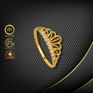 Cincin Batu Emas 916 CR9044-K
