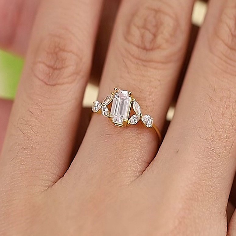 Cincin Batu Emas 916 BR9018-K - Image 3