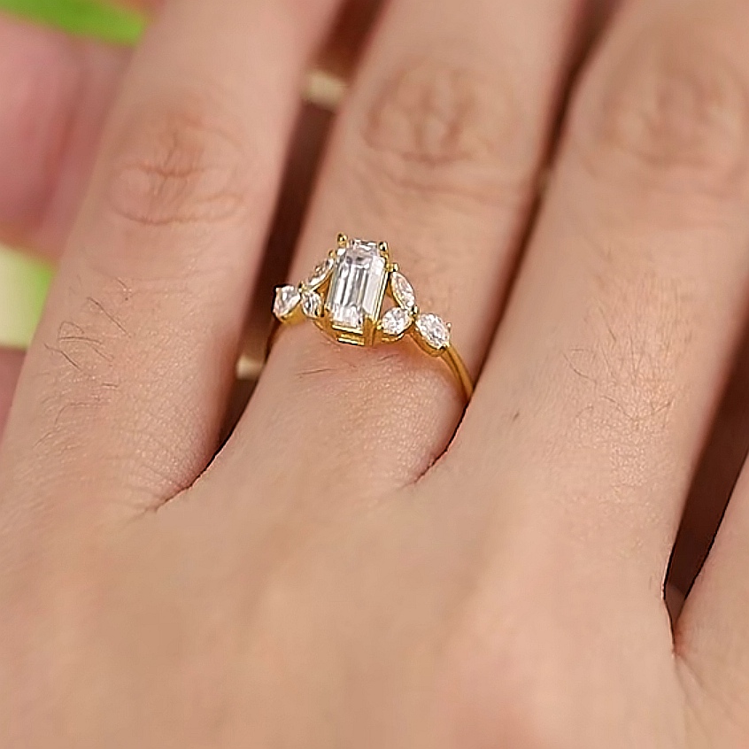 Cincin Batu Emas 916 BR9018-K - Image 2