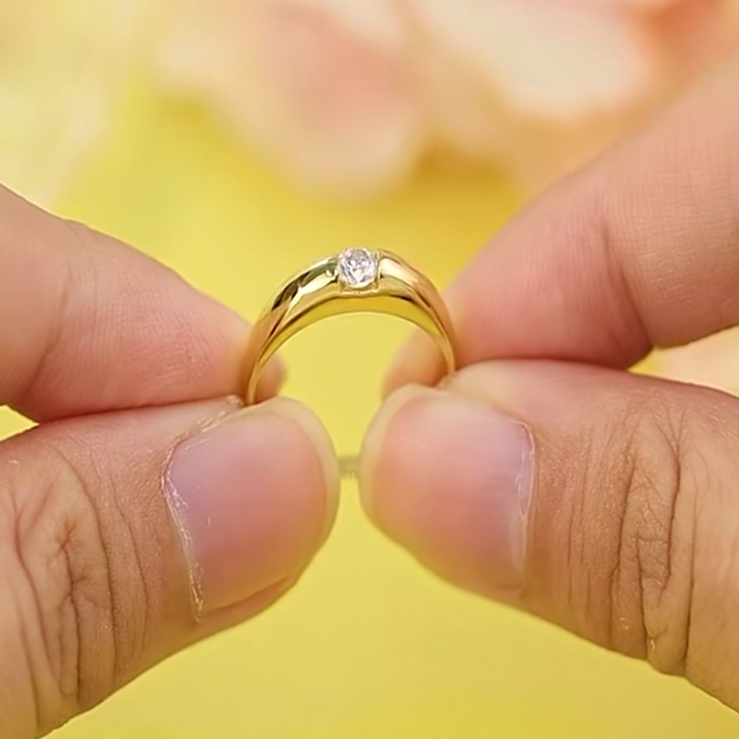 Cincin Batu Emas 916 S9113 - Image 3