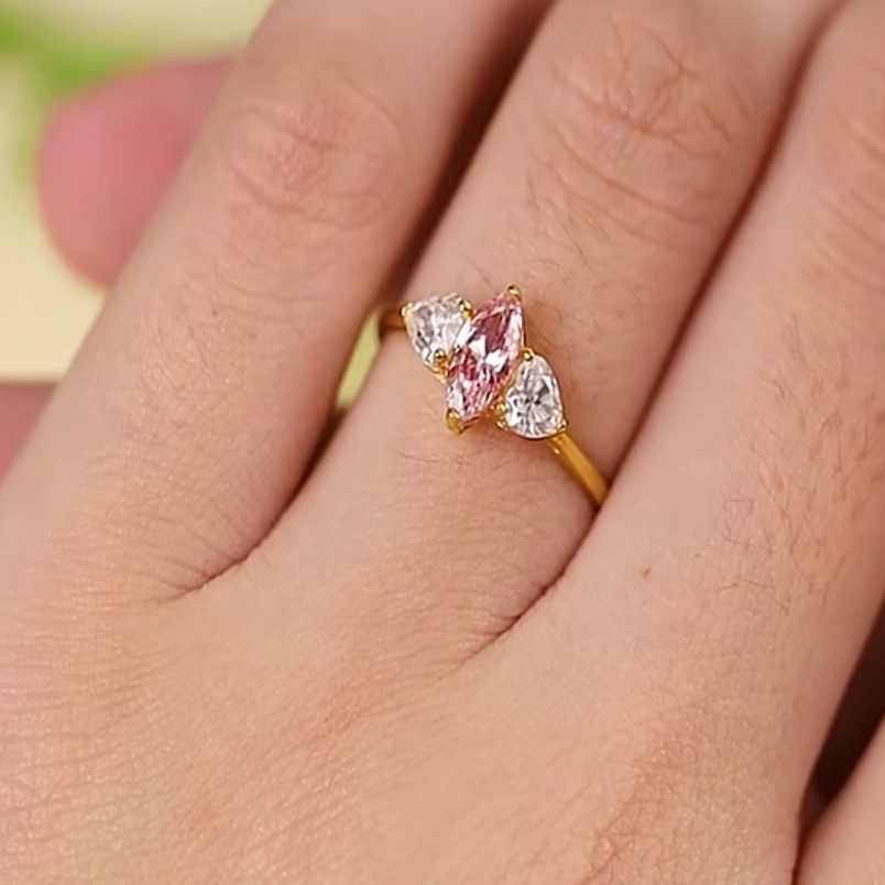Cincin Batu Emas 916 BR9008-F - Image 2
