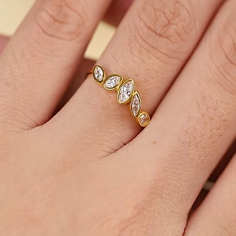 Cincin Batu Emas 916 BR9001-A - Image 3