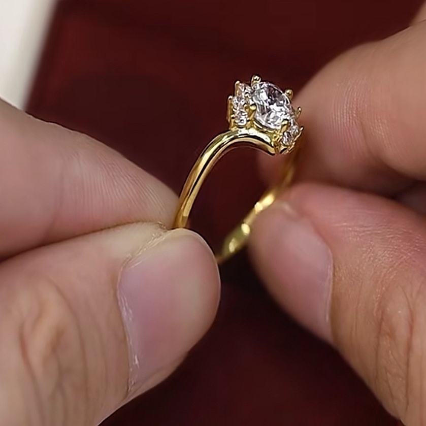 Cincin Batu Emas 916 S9026 - Image 3