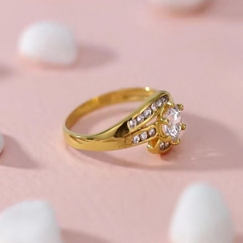 Cincin Batu Emas 916 S9001 - Image 4