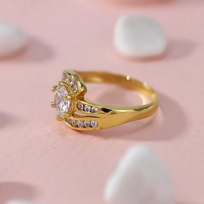 Cincin Batu Emas 916 S9001 - Image 2