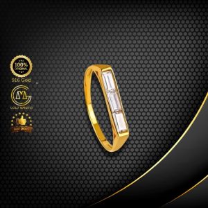 Cincin Batu Emas 916 CR9040-K