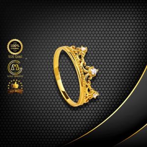 Cincin Batu Emas 916 CR9002-K
