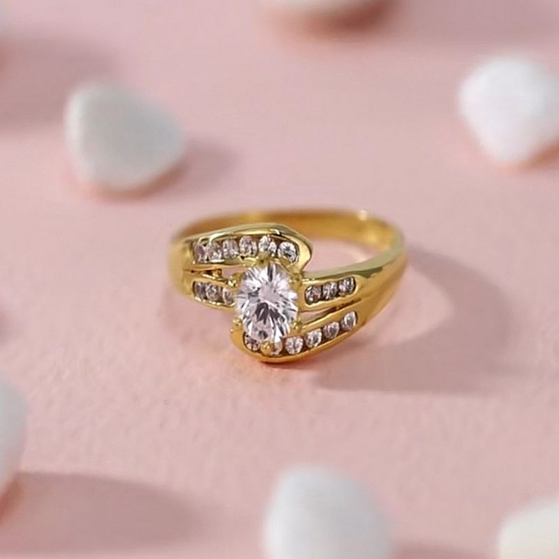Cincin Batu Emas 916 S9001 - Image 3