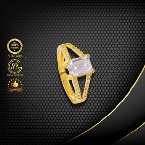 Cincin Batu Emas 916 S9211-K