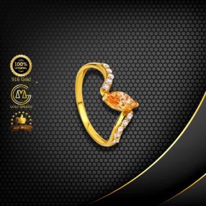 Cincin Batu Emas 916 CR9022-K