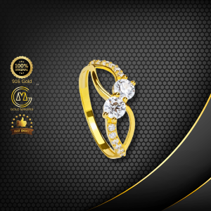 Cincin Batu Emas 916 BR9047-A