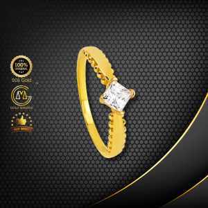 Cincin Batu Emas 916 CR9088-K