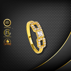 Cincin Batu Emas 916 CR9141-K