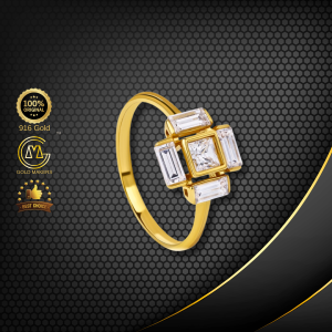 Cincin Batu Emas 916 BR9017-A