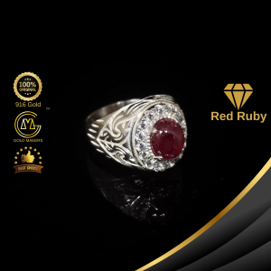 Cincin Perak 925 Red Ruby [110]