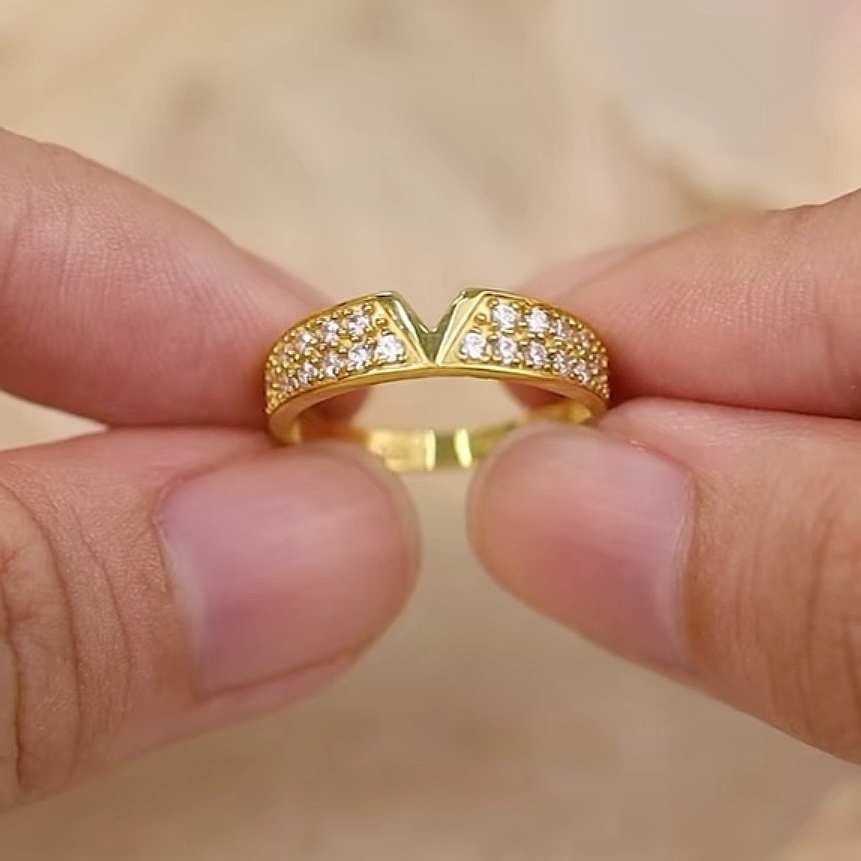 Cincin Batu Emas 916 S9219-K - Image 2