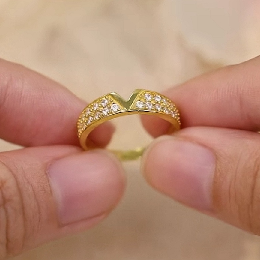 Cincin Batu Emas 916 S9219-K - Image 3