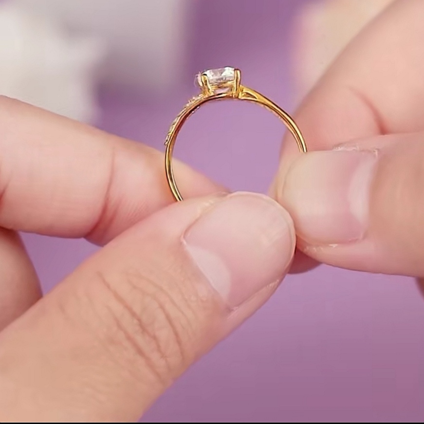 Cincin Batu Emas 916 S9043 - Image 3