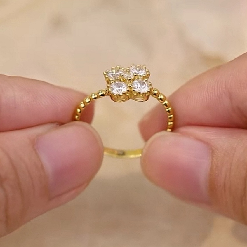 Cincin Batu Emas 916 S9224 - Image 3