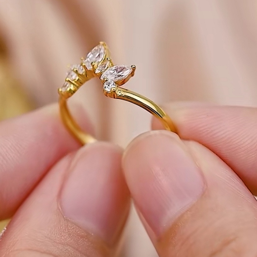 Cincin Batu Emas 916 S9075 - Image 3