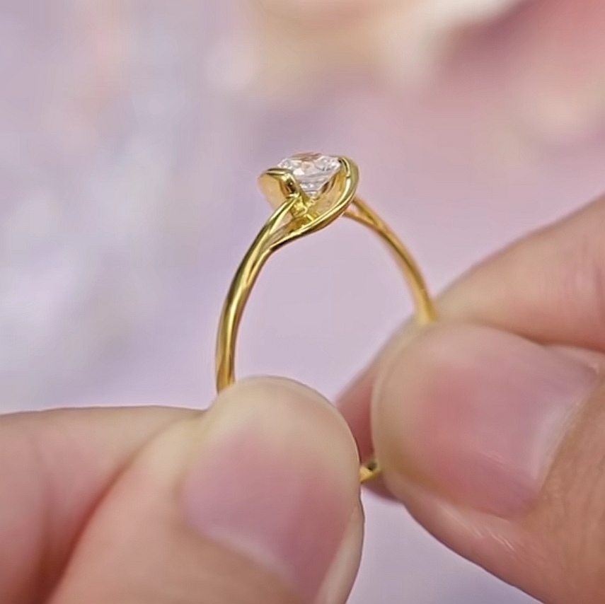 Cincin Batu Emas 916 S9049 - Image 4