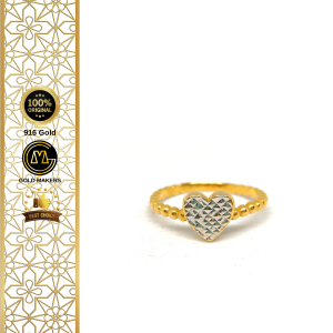 Cincin Love Emas 916