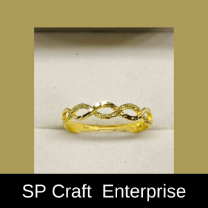 Cincin Ombak Emas 916 C00019