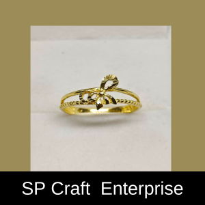 Cincin Bunga Reben Emas 916 C00014