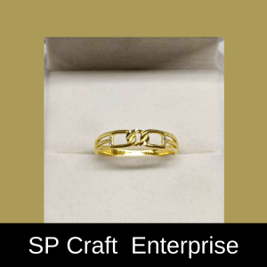 Cincin Bingkai Emas 916 C00008