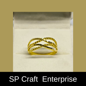 Cincin Silang Emas 916 C00003