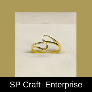 Cincin Bunga Cinta Emas 916 C00009