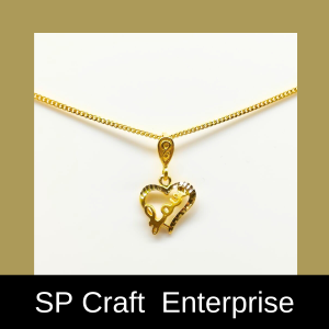 Pandent Skrip Cinta Emas 916 P00012