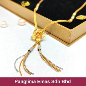 R.Leher Pandora Fashion Bunga Emas 916