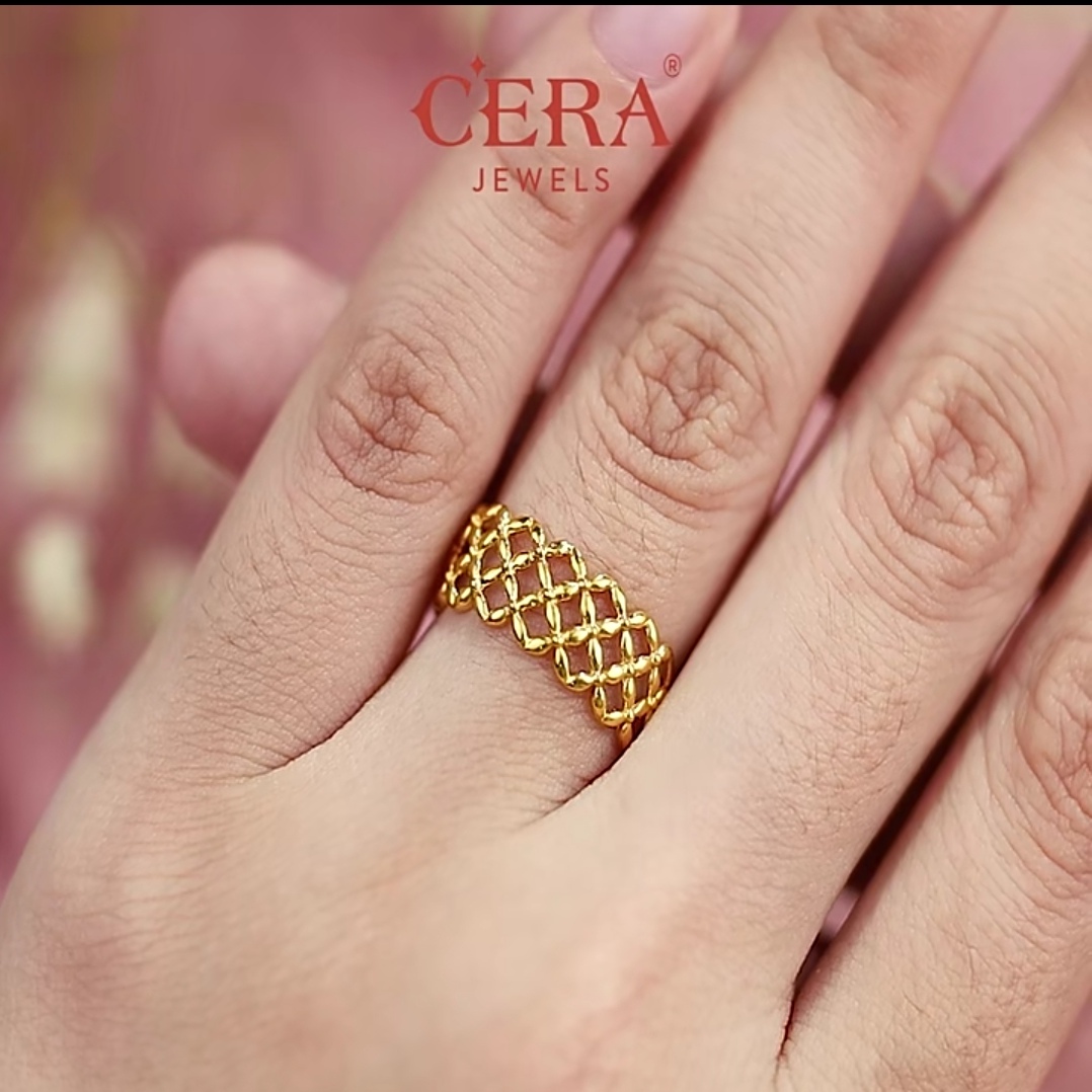 CERA 916 Gold Lace Ring GR9020-F - Image 2