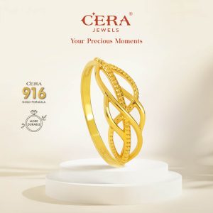 CERA 916 Gold Maze Ring GR9026-A