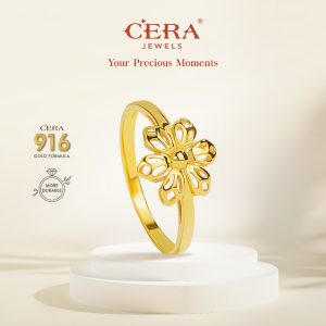 CERA 916 Gold Lilac Ring GR9032-F