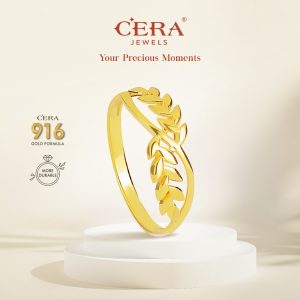 CERA 916 Gold Blossom Ring GR9045-F