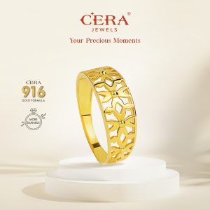 CERA 916 Gold Kuntum Ring GR9038-A