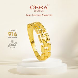 CERA 916 Gold Maze Ring GR9031-K