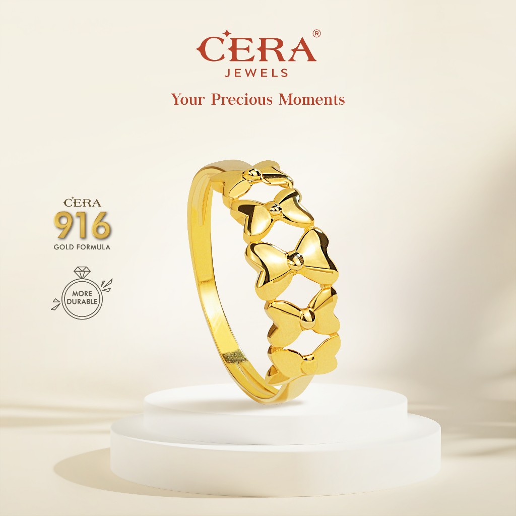 CERA 916 Gold Suri Ring GR9033-A