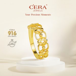 CERA 916 Gold Scarlet Ring GR9035-K