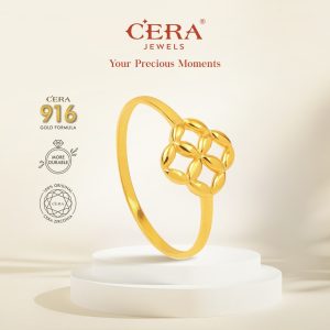 CERA 916 Gold Serenity Ring GR9050-F