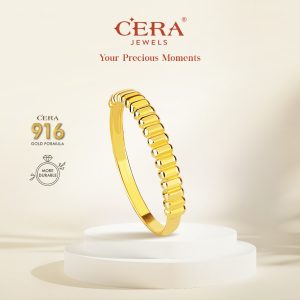 CERA 916 Gold Ladder Ring GR9047-W