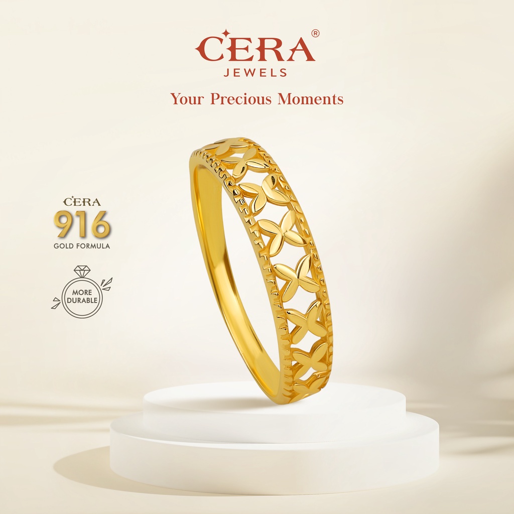CERA 916 Gold Tinker Ring GR9001-K