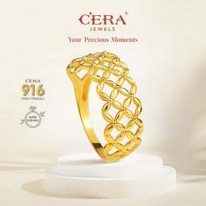 CERA 916 Gold Lace Ring GR9020-F